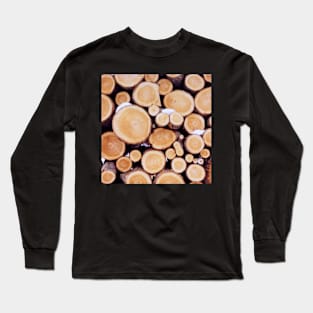Wood #1 Long Sleeve T-Shirt
